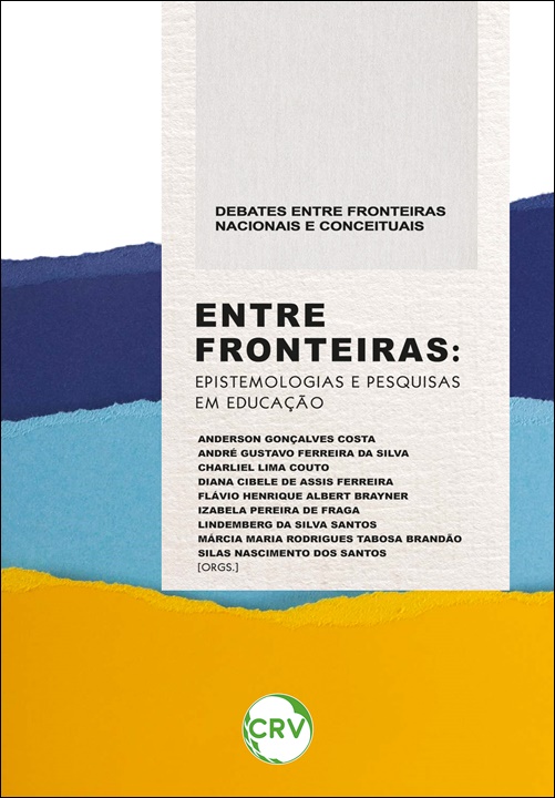 Capa do livro: Entre fronteiras: <br>Epistemologias e pesquisas em educação