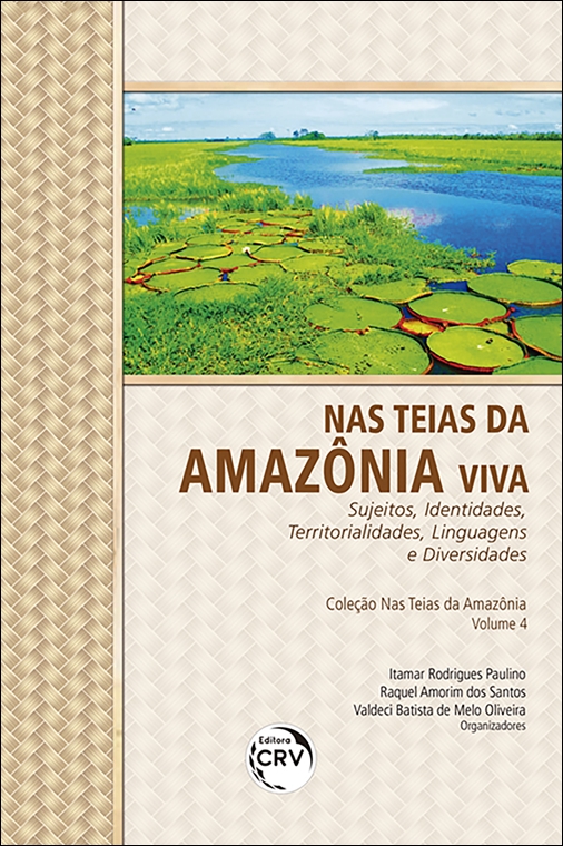 Capa do livro: NAS TEIAS DA AMAZÔNIA VIVA:<br> Sujeitos, identidades, territorialidades, linguagens e diversidades