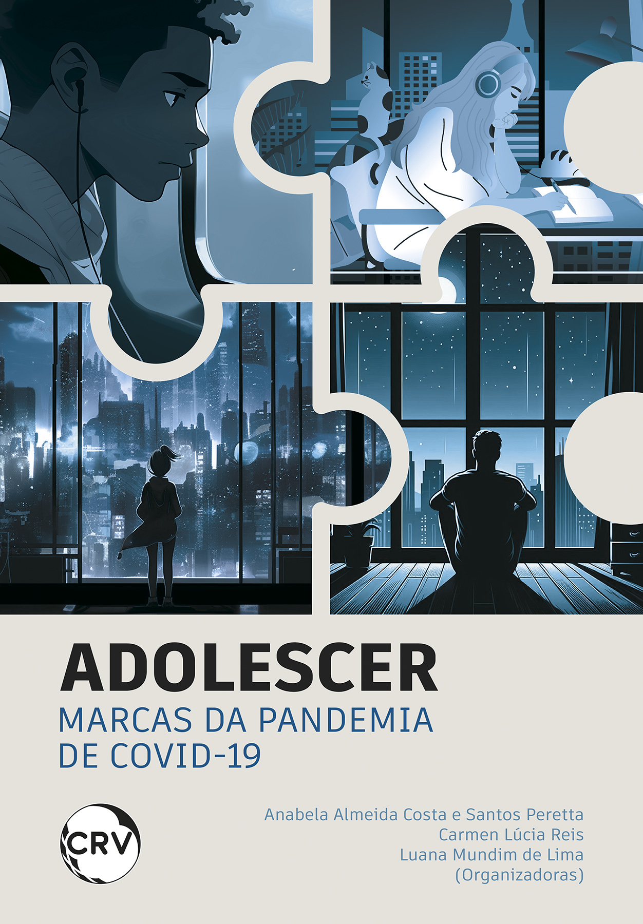 Capa do livro: Adolescer: <br>Marcas da pandemia de COVID-19