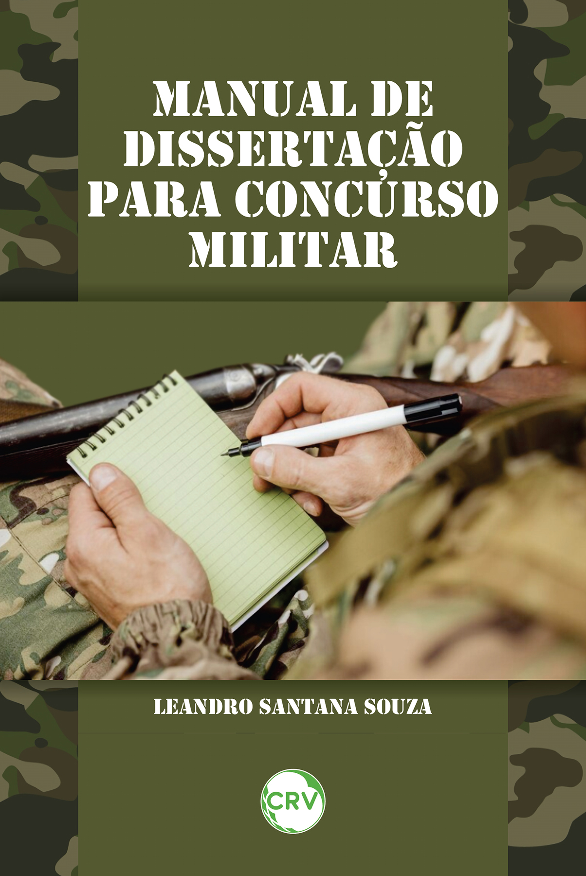 Capa do livro: Manual de dissertação para concurso militar