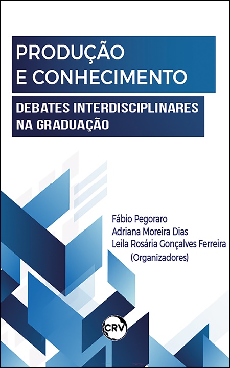 Capa do livro: Produção e conhecimento: <br>Debates interdisciplinares na graduação