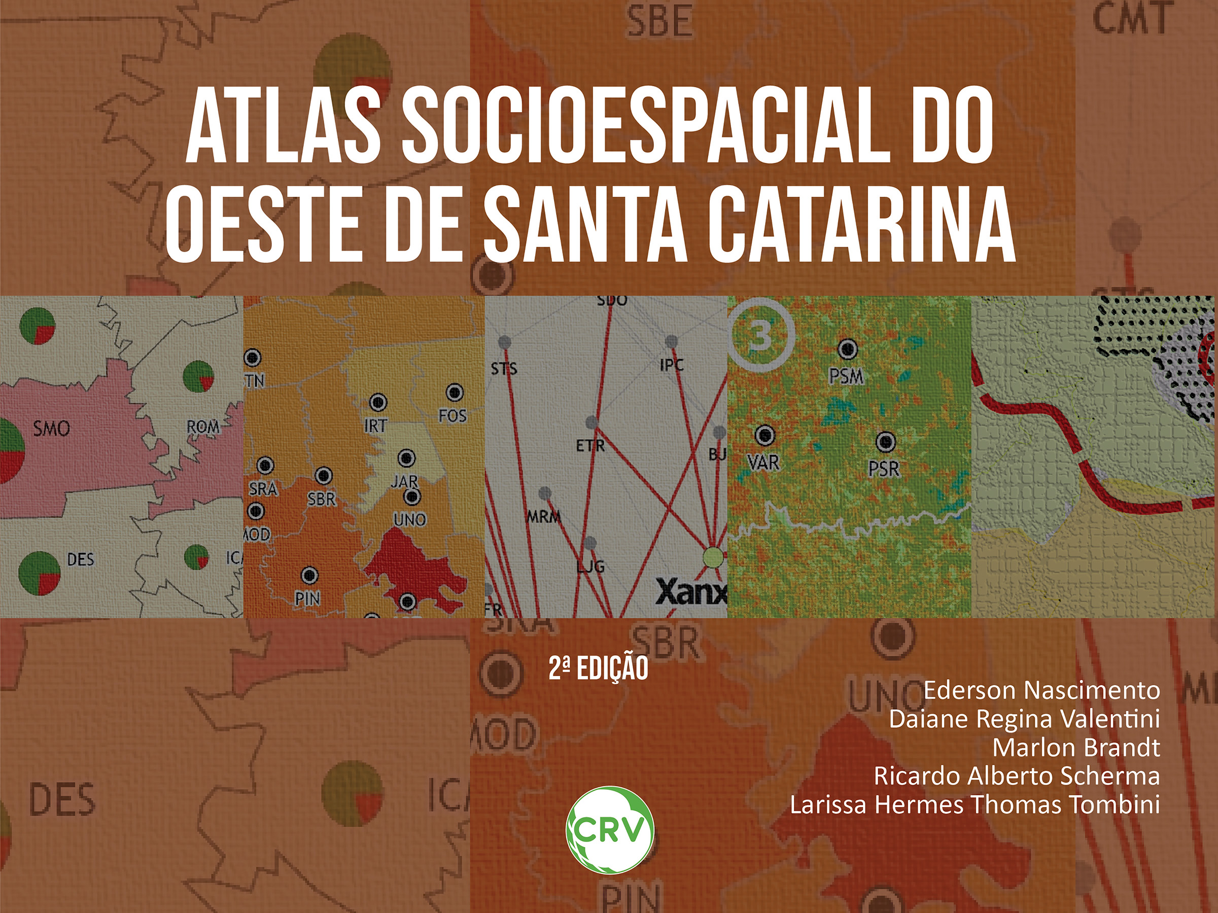 Capa do livro: Atlas socioespacial do oeste de Santa Catarina