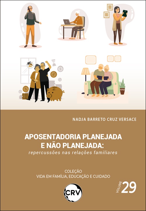 Capa do livro: Aposentadoria planejada e não planejada: <BR>Repercussões nas relações familiares