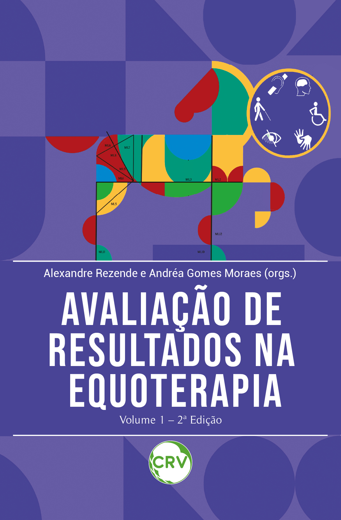 Capa do livro: Avaliação de resultados na equoterapia – Vol.1 – 2ª Edição