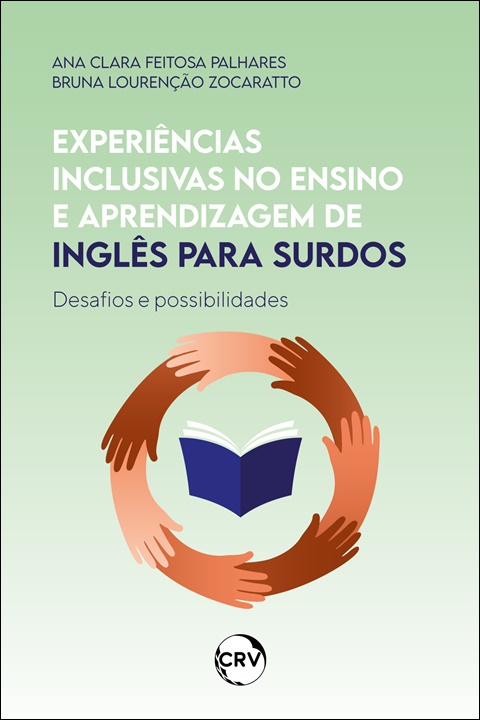 Capa do livro: Experiências inclusivas no ensino e aprendizagem de inglês para surdos: <br>Desafios e possibilidades