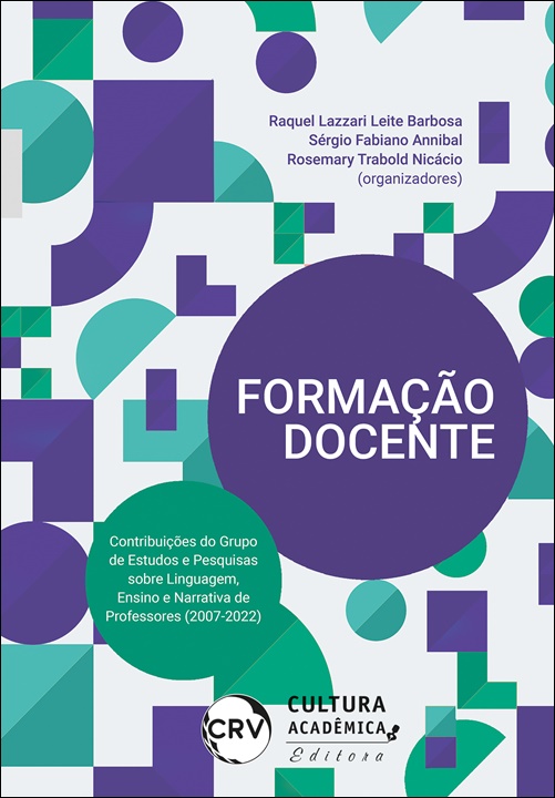 Capa do livro: Formação docente: <br>Contribuições do Grupo de Estudos e Pesquisas sobre Linguagem, Ensino e Narrativa de Professores (2007-2022)