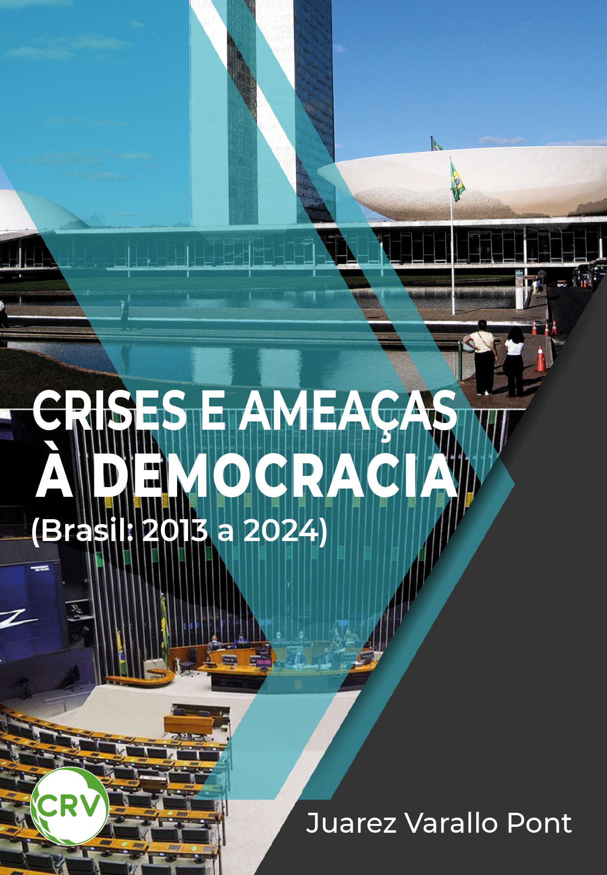 Capa do livro: Crises e ameaças à democracia (Brasil: 2013 a 2024)