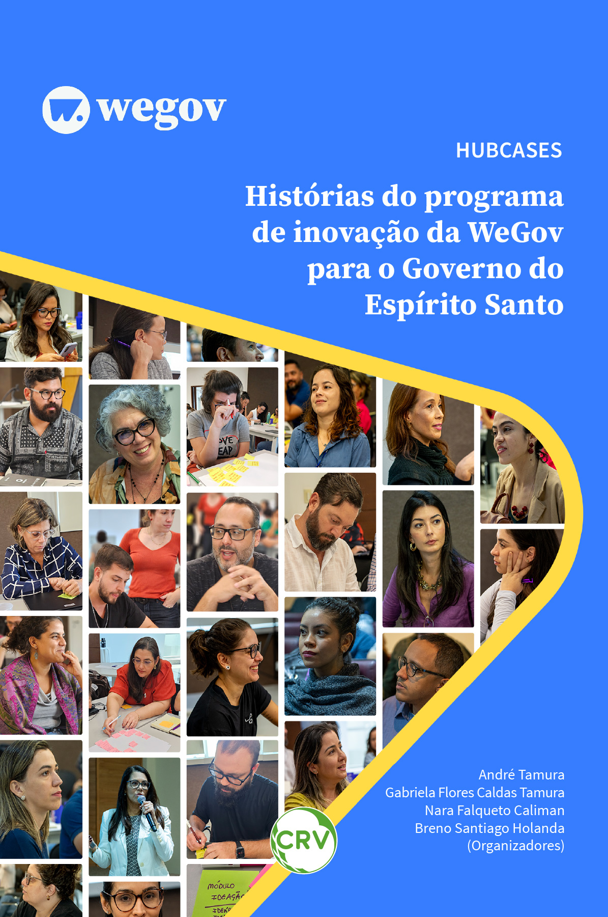 Capa do livro: Hubcases: <BR>Histórias do programa de inovação da WeGov para o Governo do Espírito Santo