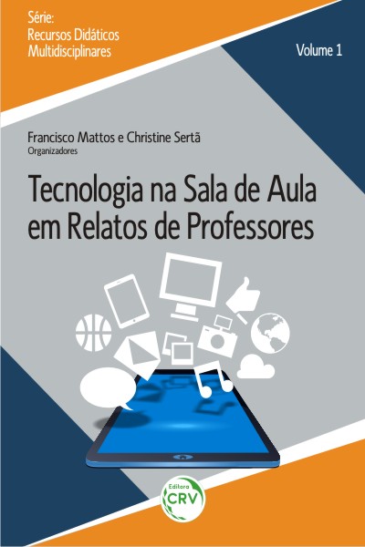 Capa do livro: TECNOLOGIA NA SALA DE AULA EM RELATOS DE PROFESSORES