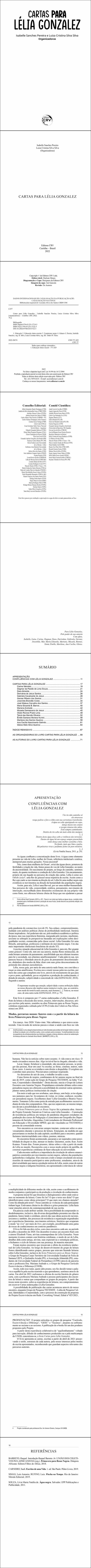 CARTAS PARA LÉLIA GONZALEZ